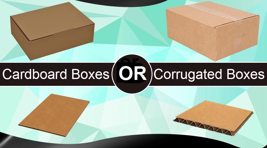 Cardboard or corrugated box